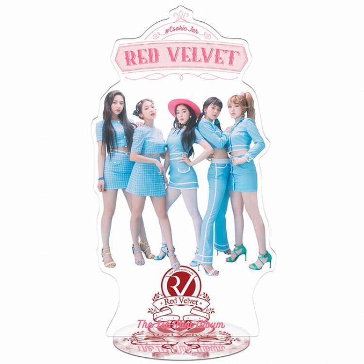 Red Velvet Acrylic Standing Plates 21CM Style I
