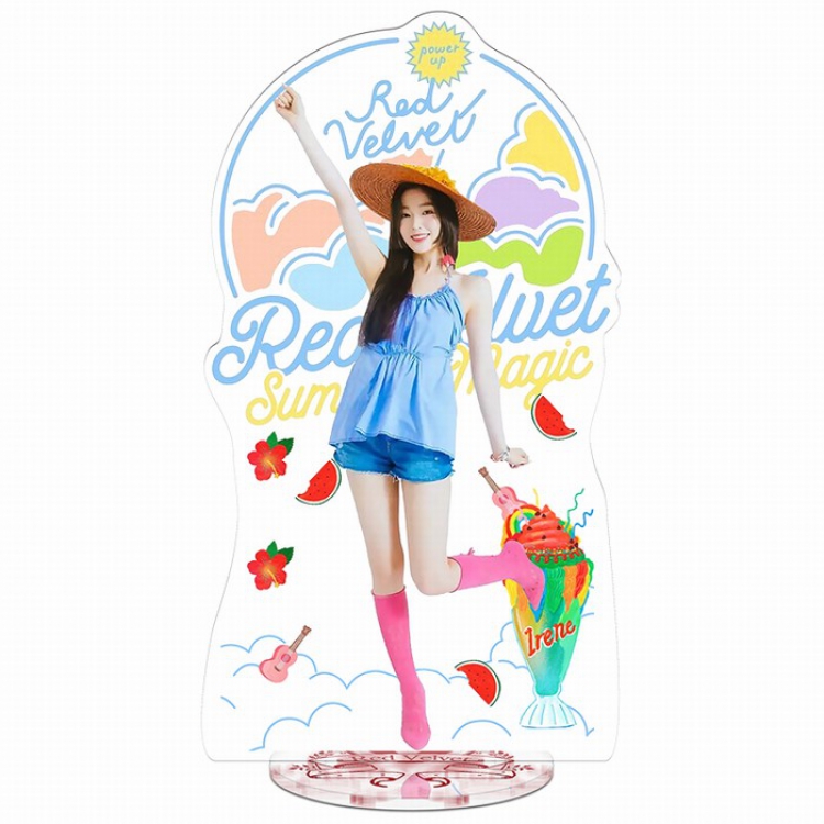 Red Velvet Acrylic Standing Plates 21CM Style B