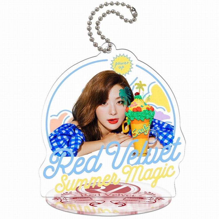 Red Velvet Small Standing Plates Acrylic keychain pendant 9-10CM Style E