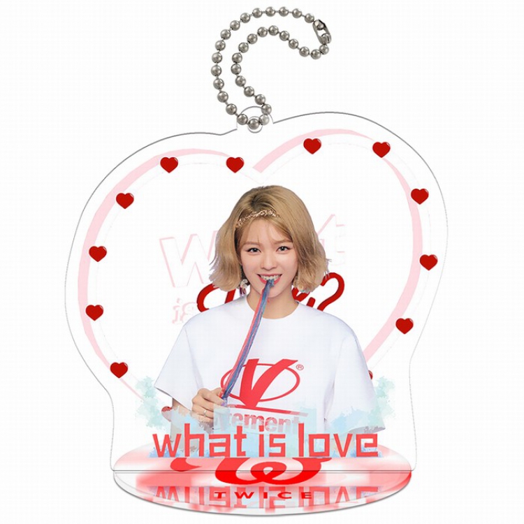 TWICE Small Standing Plates Acrylic keychain pendant 9-10CM Style I