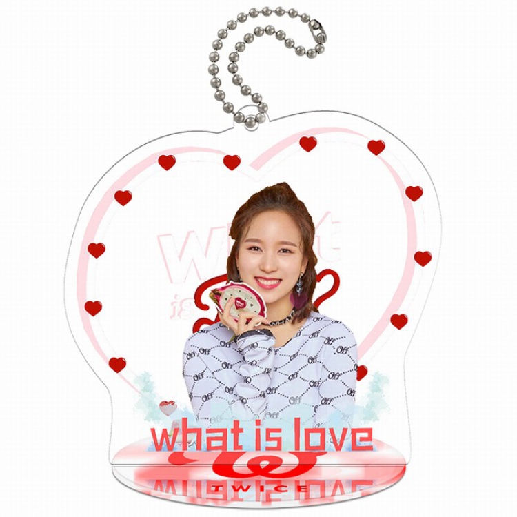 TWICE Small Standing Plates Acrylic keychain pendant 9-10CM Style G