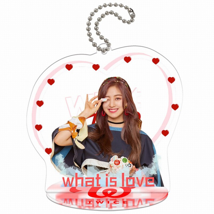 TWICE Small Standing Plates Acrylic keychain pendant 9-10CM Style C