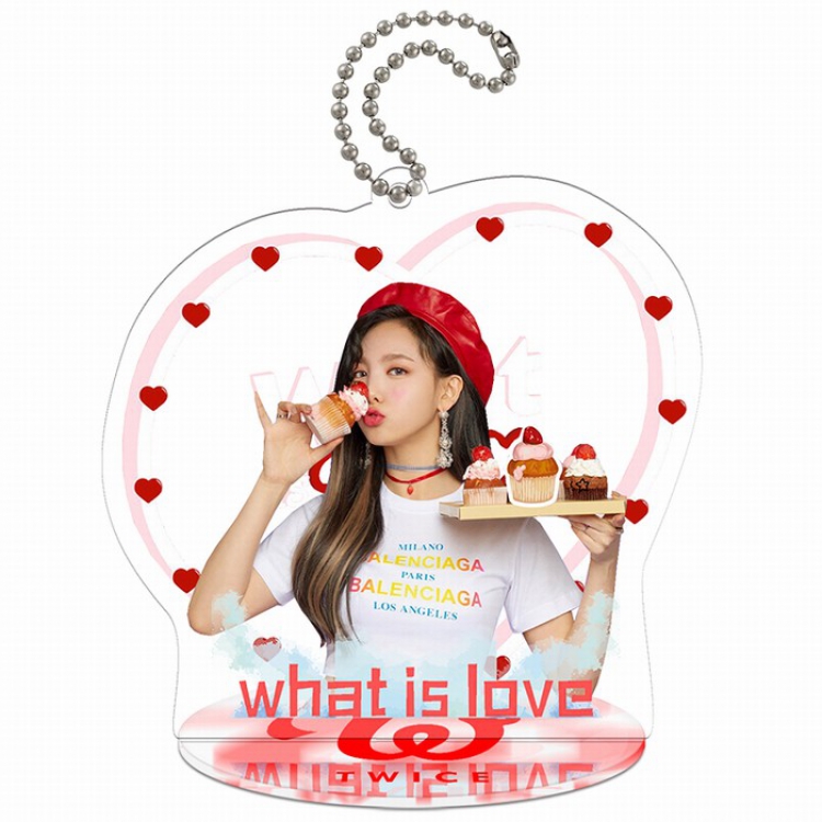 TWICE Small Standing Plates Acrylic keychain pendant 9-10CM Style B