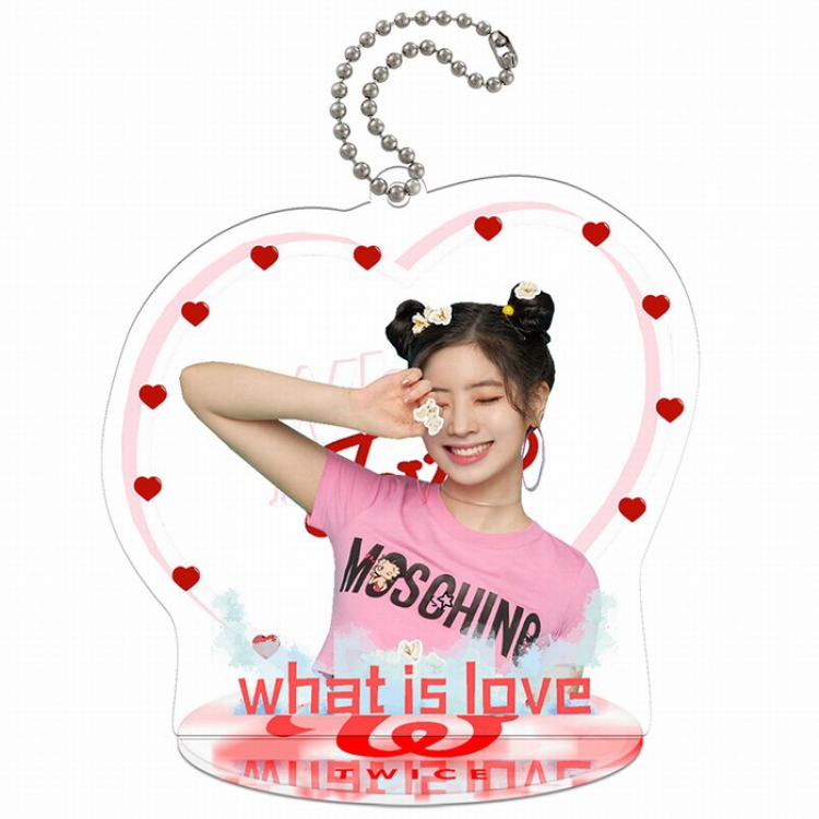 TWICE Small Standing Plates Acrylic keychain pendant 9-10CM Style A