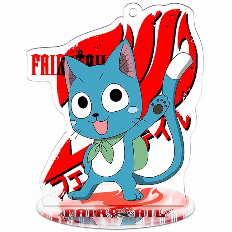 Fairy tail Q version Small Standing Plates Acrylic keychain pendant 9-10CM Style E
