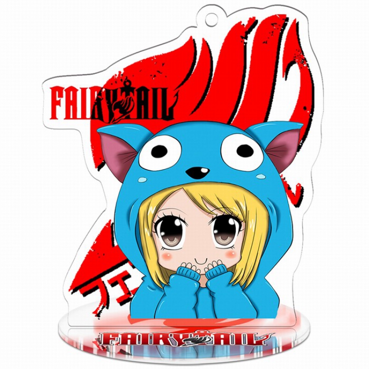Fairy tail Q version Small Standing Plates Acrylic keychain pendant 9-10CM Style A