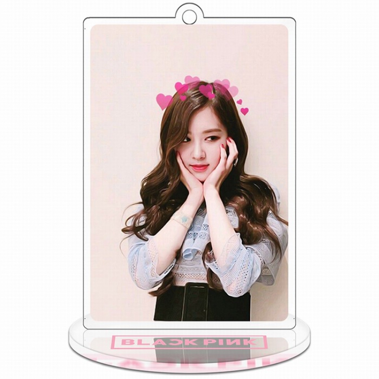 BLACKPINK Rectangular Small Standing Plates Acrylic keychain pendant 9-10CM Style F