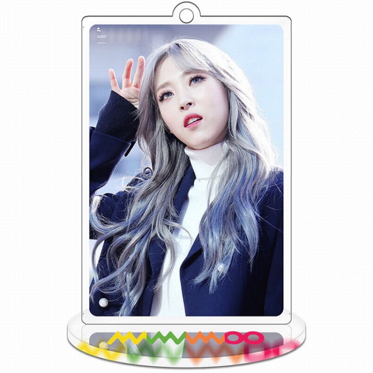 MAMAMOO Rectangular Small Standing Plates Acrylic keychain pendant 9-10CM Style C