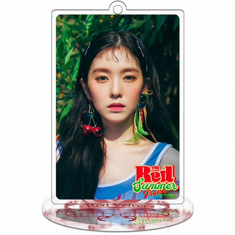 Red Velvet Rectangular Small Standing Plates Acrylic keychain pendant 9-10CM Style D