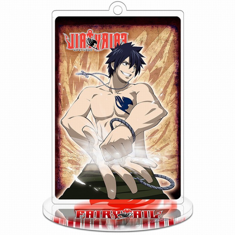 Fairy tail Rectangular Small Standing Plates Acrylic keychain pendant 9-10CM Style H