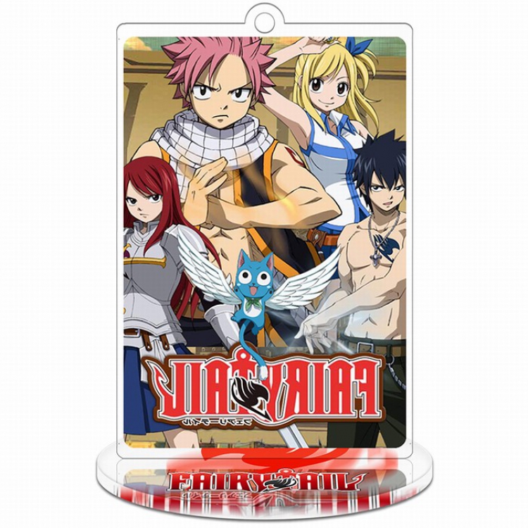 Fairy tail Rectangular Small Standing Plates Acrylic keychain pendant 9-10CM Style F