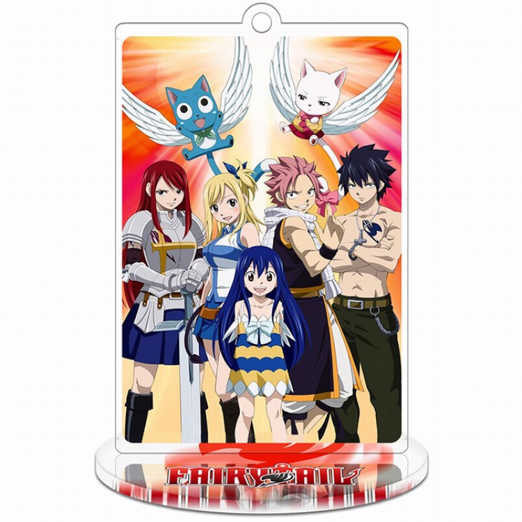 Fairy tail Rectangular Small Standing Plates Acrylic keychain pendant 9-10CM Style B