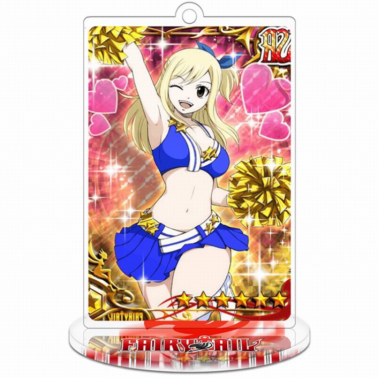 Fairy tail Rectangular Small Standing Plates Acrylic keychain pendant 9-10CM Style A