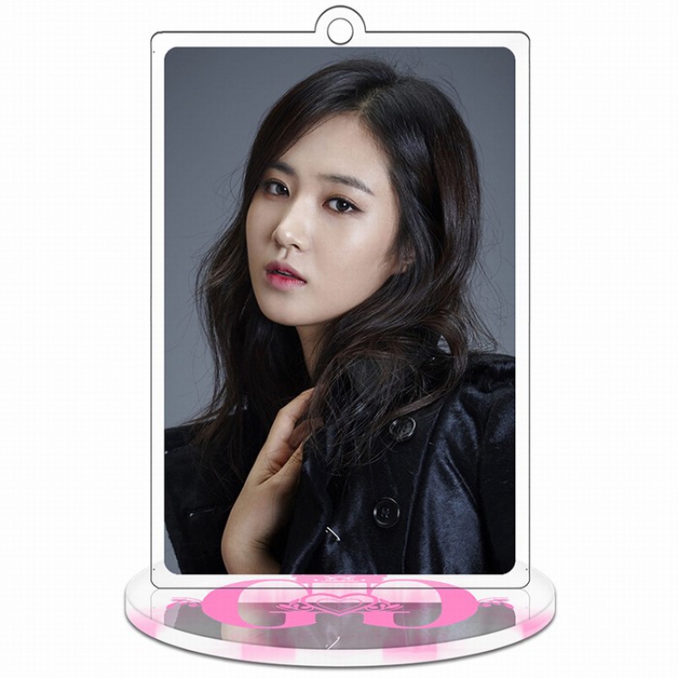 Girls Generation Rectangular Small Standing Plates Acrylic keychain pendant 9-10CM Style E