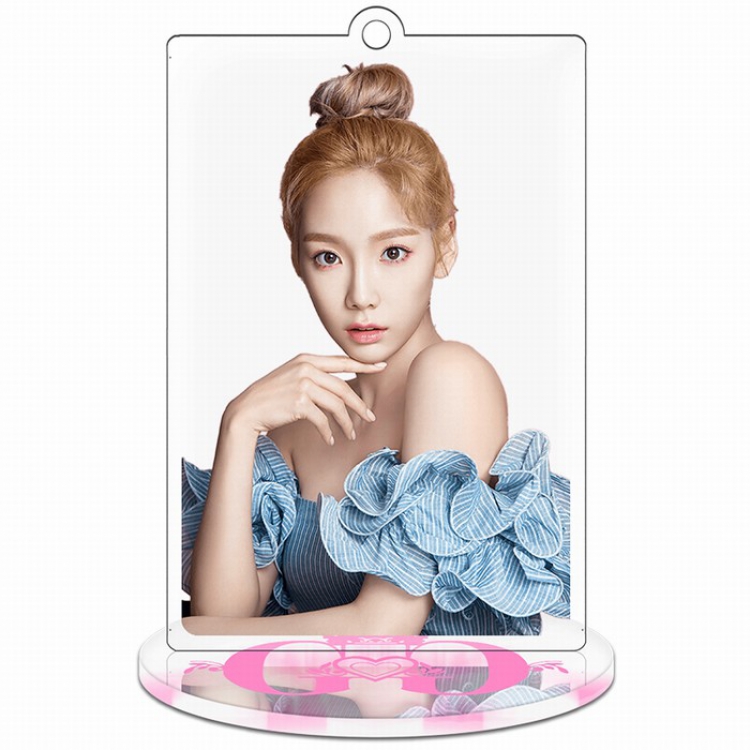Girls Generation Rectangular Small Standing Plates Acrylic keychain pendant 9-10CM Style A
