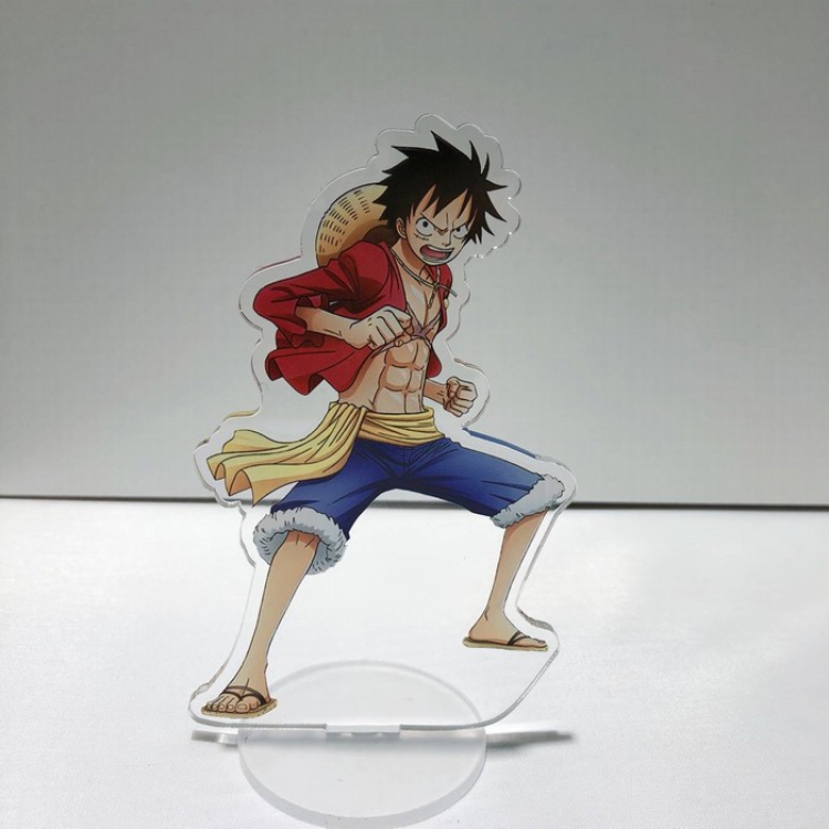 One Piece Acrylic Standing Plates 12CM Style A