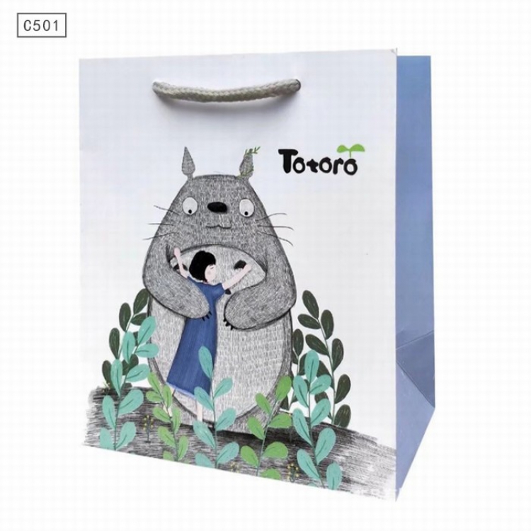 TOTORO C501 Paper bag Gift bag Hand bag price for 12 pcs 26X32X12CM