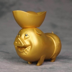 Lucky Fortune Piggy Gold Boxed...