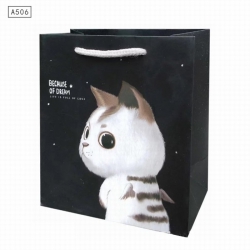 Cute cat A506 Paper bag Gift b...
