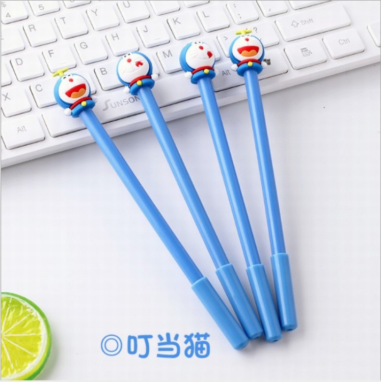 Doraemon Cute cartoon black gel pen 0.5MM price for 50 pcs