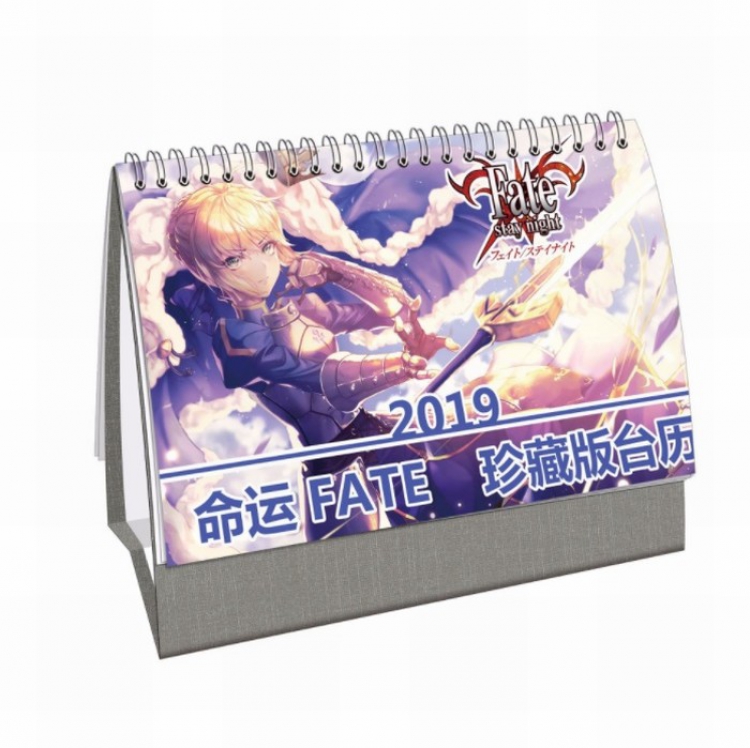 Fate stay night Anime around 2019 Collector's Edition desk calendar calendar 21X14CM 13 sheets (26 pages)