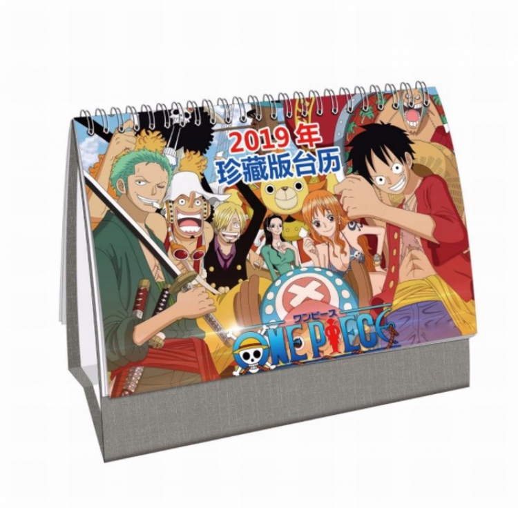 One Piece Anime around 2019 Collector's Edition desk calendar calendar 21X14CM 13 sheets (26 pages)