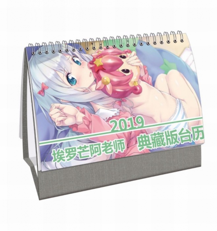 Ero manga sensei Anime around 2019 Collector's Edition desk calendar calendar 21X14CM 13 sheets (26 pages)