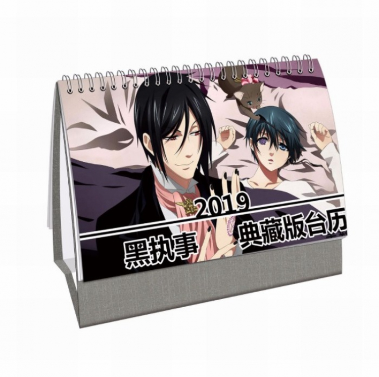 Kuroshitsuji Anime around 2019 Collector's Edition desk calendar calendar 21X14CM 13 sheets (26 pages)