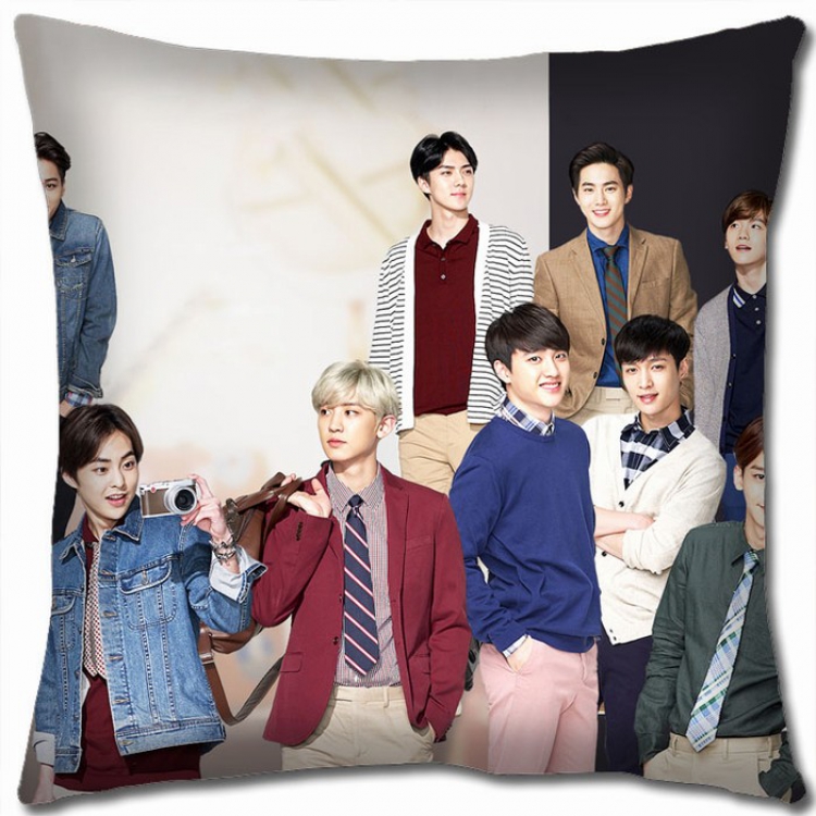 EXO Double-sided full color Pillow Cushion 45X45CM EXO-1 NO FILLING