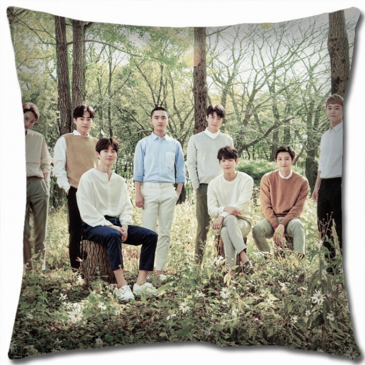 EXO Double-sided full color Pillow Cushion 45X45CM EXO-12 NO FILLING