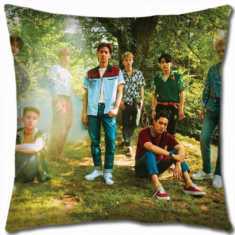 EXO Double-sided full color Pillow Cushion 45X45CM EXO-15 NO FILLING