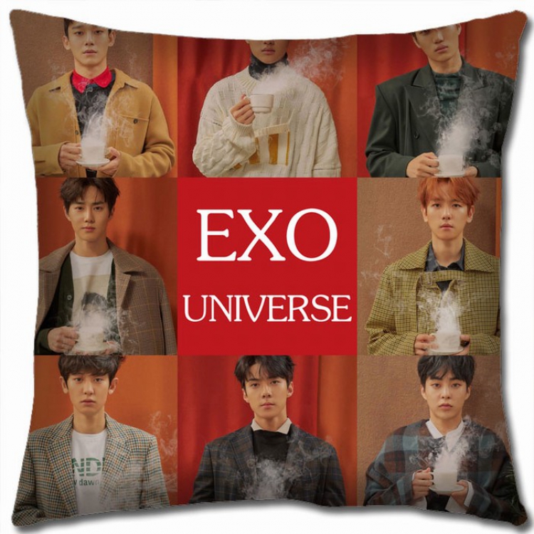 EXO Double-sided full color Pillow Cushion 45X45CM EXO-19 NO FILLING