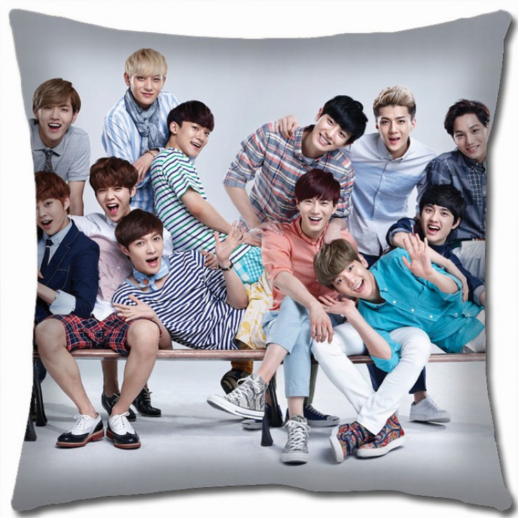 EXO Double-sided full color Pillow Cushion 45X45CM EXO-25 NO FILLING