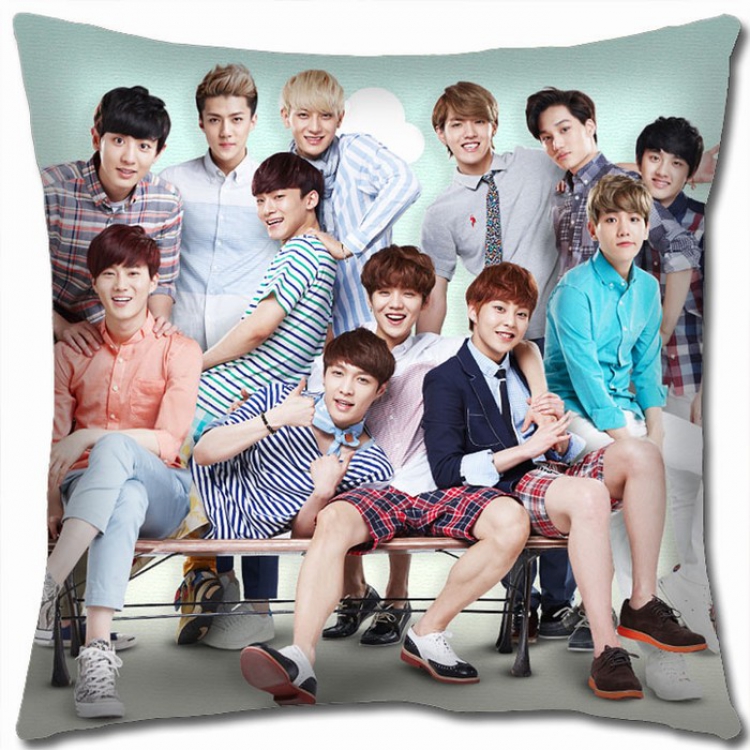 EXO Double-sided full color Pillow Cushion 45X45CM EXO-28 NO FILLING
