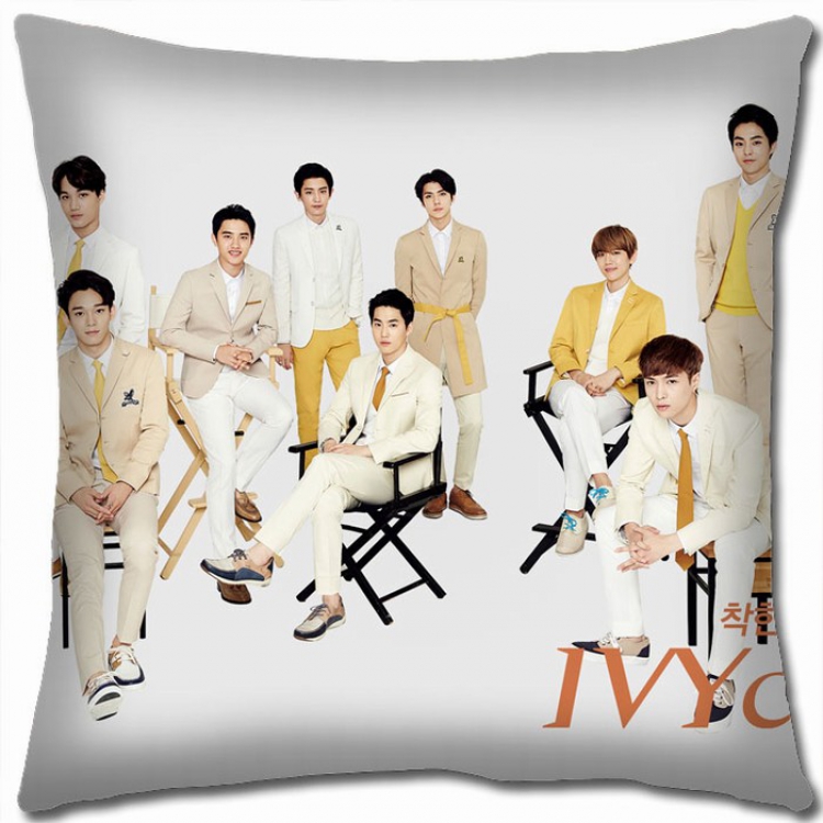 EXO Double-sided full color Pillow Cushion 45X45CM EXO-3 NO FILLING