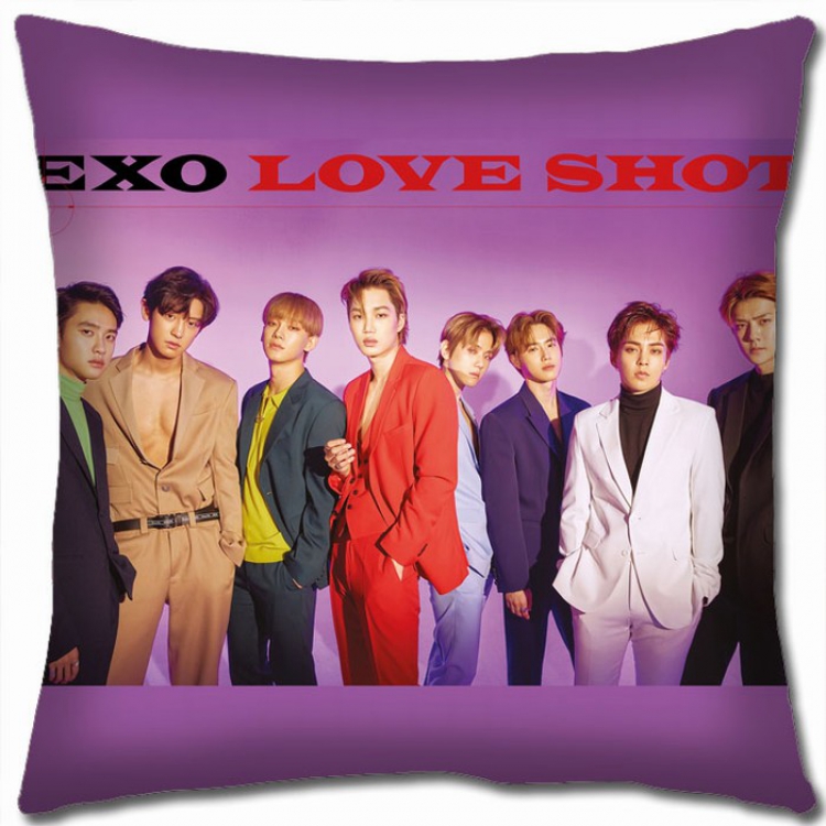 EXO Double-sided full color Pillow Cushion 45X45CM EXO-34 NO FILLING