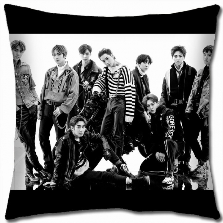 EXO Double-sided full color Pillow Cushion 45X45CM EXO-40 NO FILLING
