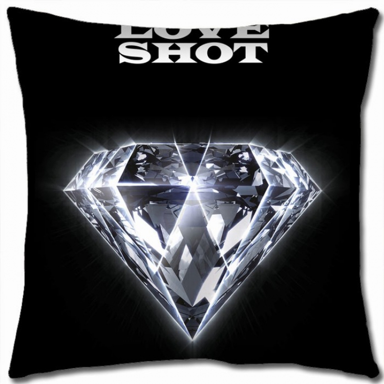 EXO Double-sided full color Pillow Cushion 45X45CM EXO-44 NO FILLING