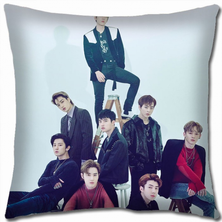 EXO Double-sided full color Pillow Cushion 45X45CM EXO-47 NO FILLING