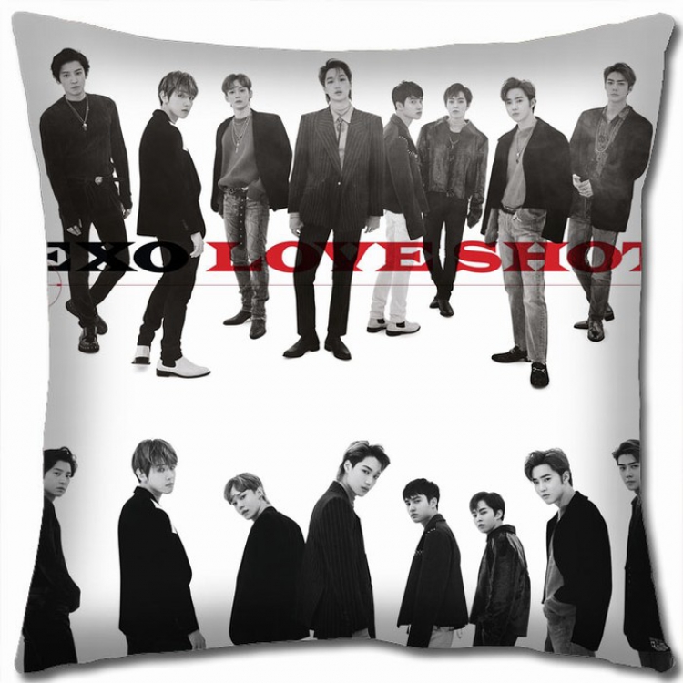 EXO Double-sided full color Pillow Cushion 45X45CM EXO-45 NO FILLING