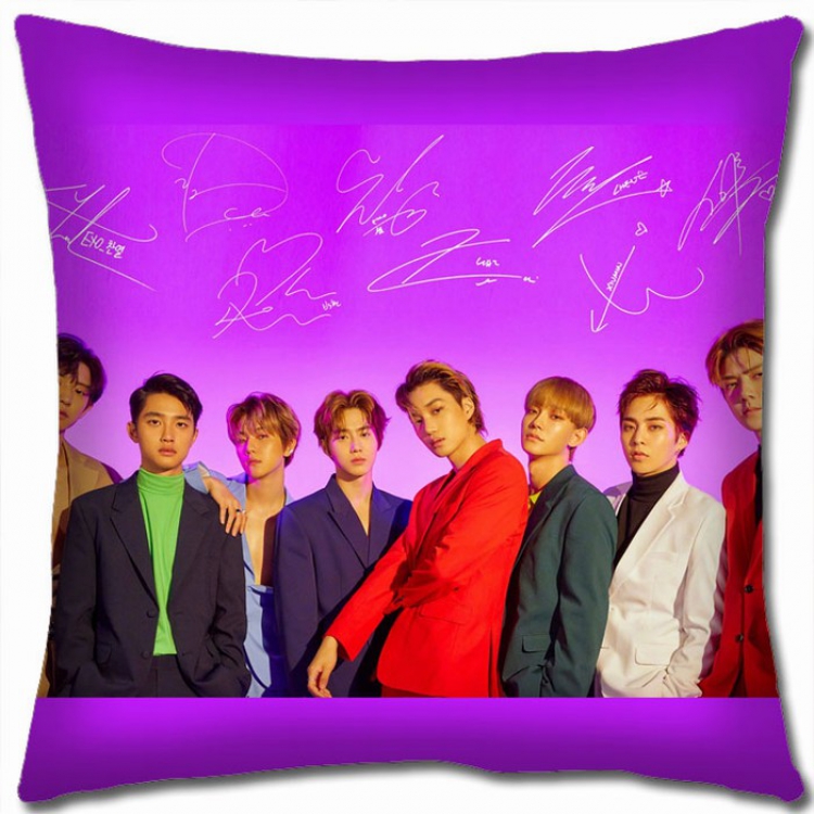 EXO Double-sided full color Pillow Cushion 45X45CM EXO-50 NO FILLING