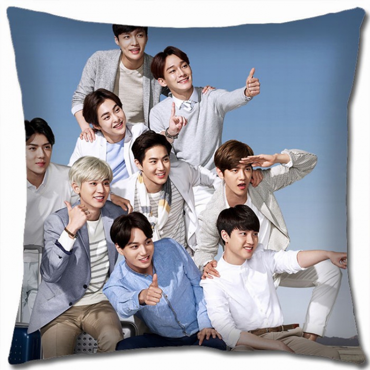 EXO Double-sided full color Pillow Cushion 45X45CM EXO-7 NO FILLING