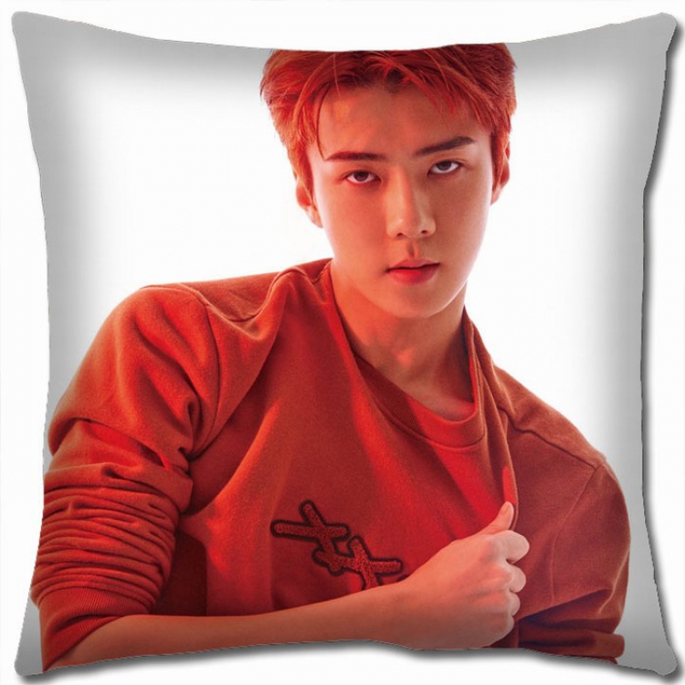 EXO Double-sided full color Pillow Cushion 45X45CM EXO-68 NO FILLING