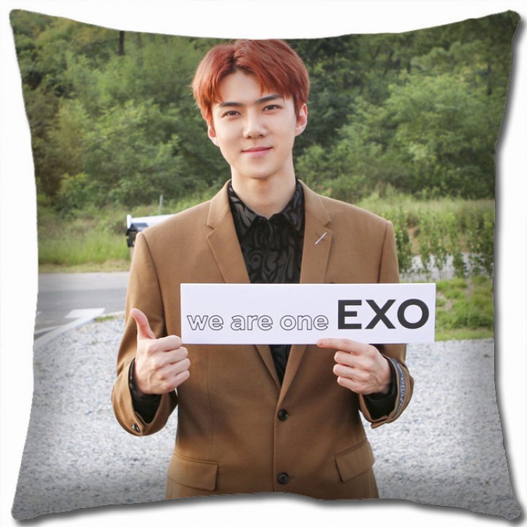 EXO Double-sided full color Pillow Cushion 45X45CM EXO-76 NO FILLING