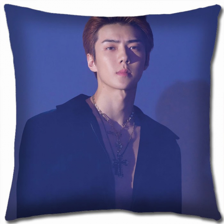 EXO Double-sided full color Pillow Cushion 45X45CM EXO-77 NO FILLING