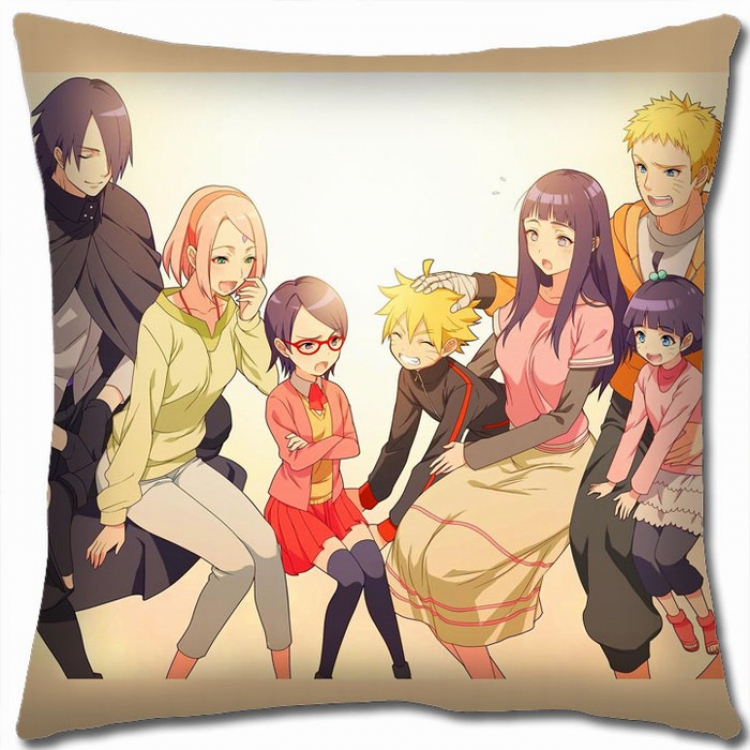 Naruto Double-sided full color Pillow Cushion 45X45CM H7-112 NO FILLING