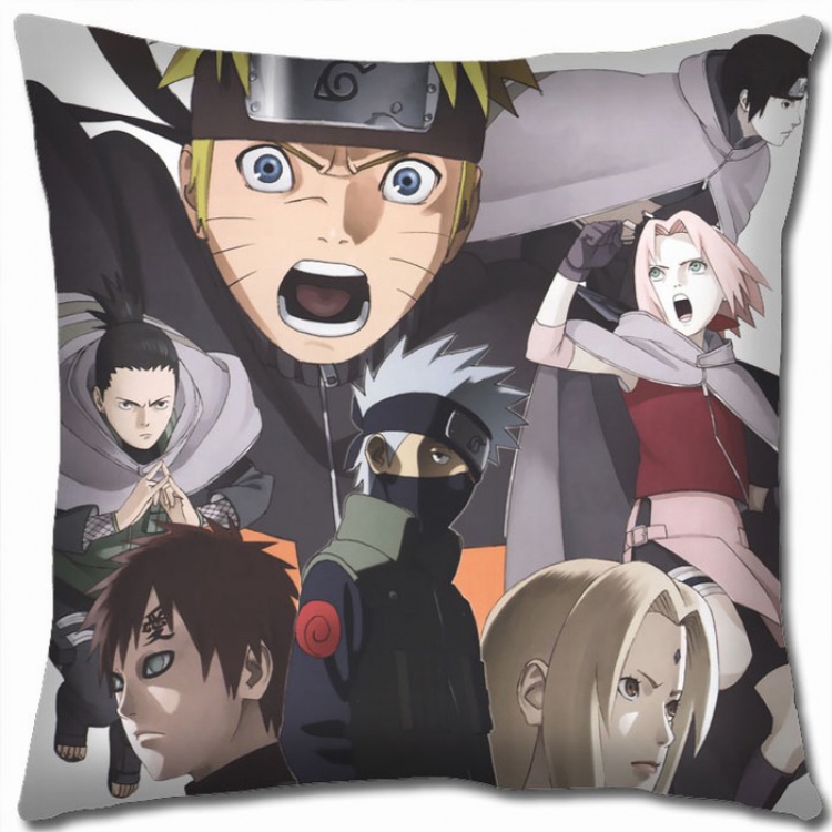 Naruto Double-sided full color Pillow Cushion 45X45CM H7-137 NO FILLING