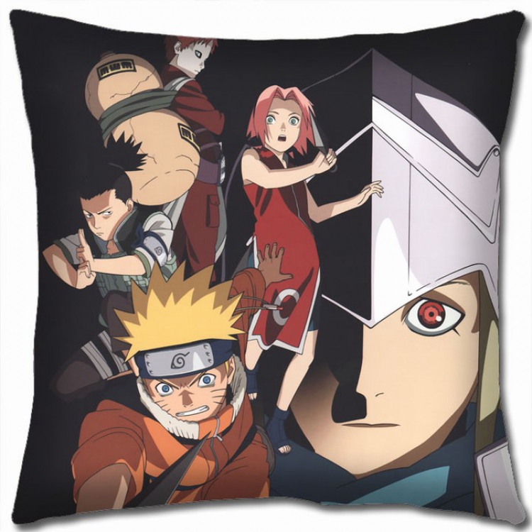 Naruto Double-sided full color Pillow Cushion 45X45CM H7-147 NO FILLING