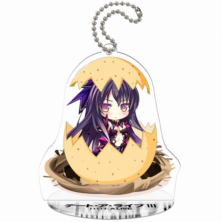 Date-A-Live Q version Small Standing Plates Acrylic keychain pendant 9-10CM Style D