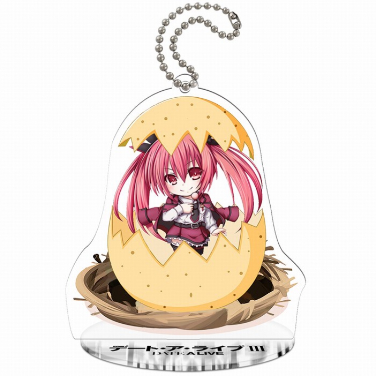 Date-A-Live Q version Small Standing Plates Acrylic keychain pendant 9-10CM Style G